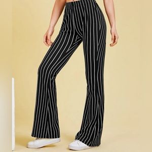 Striped Flare Pants